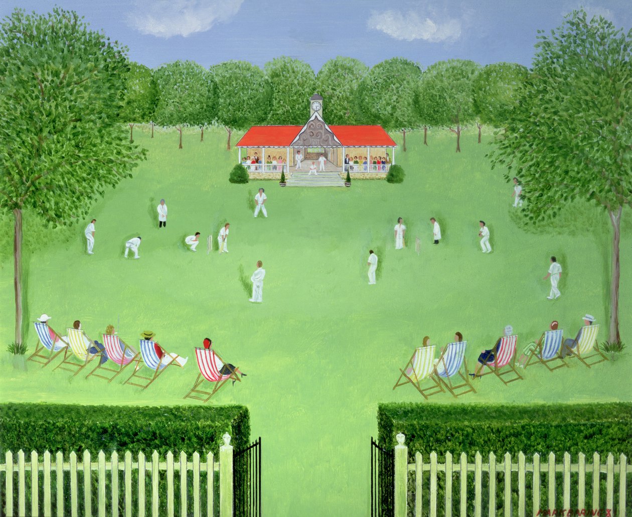 Cricket-kampen af Mark Baring