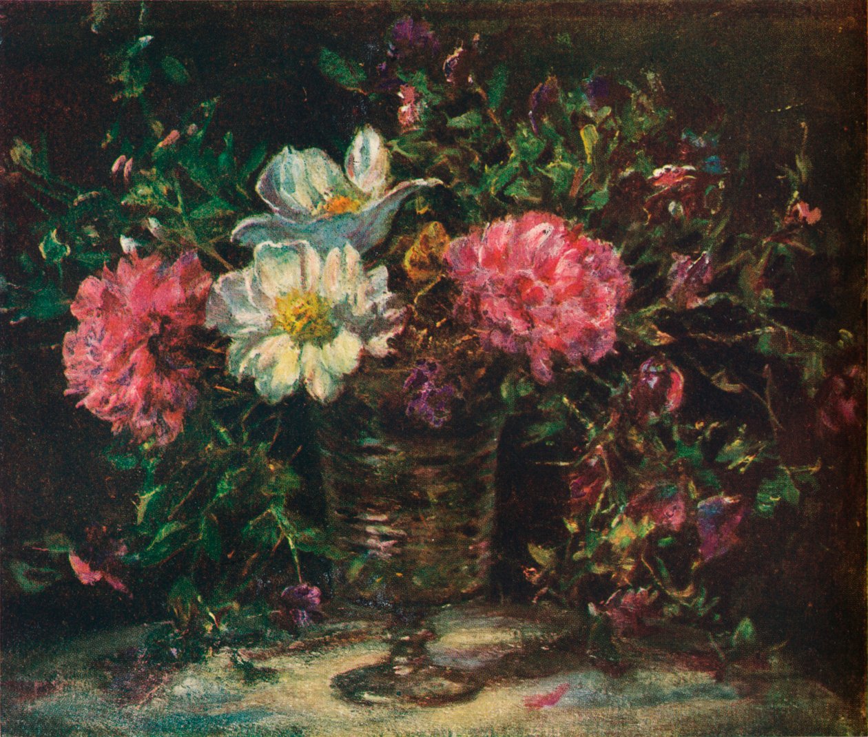 Pæoner, c1919 af Mark Fisher