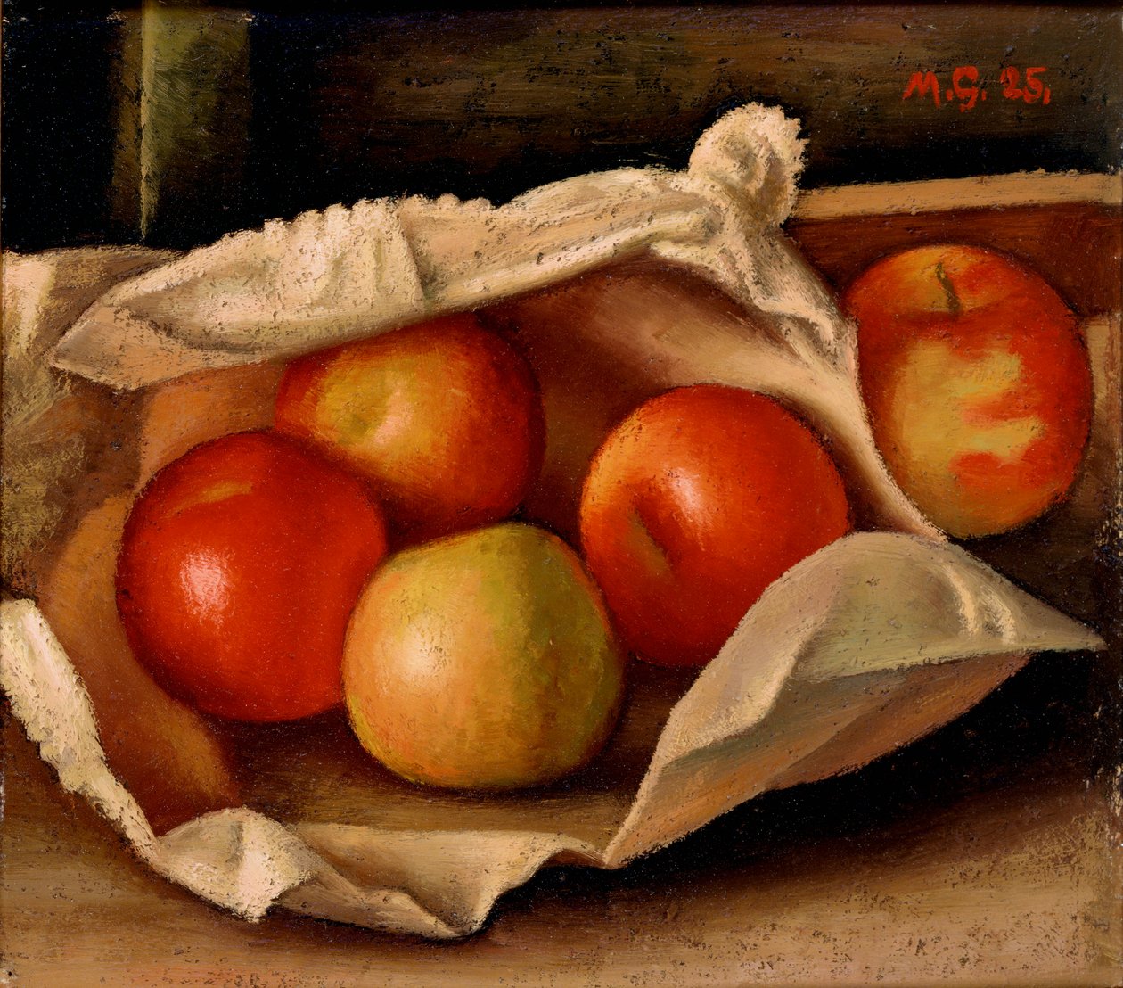 Æbler i en pose, 1925 af Mark Gertler