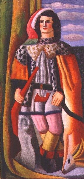 Stor stående figur af Mark Gertler