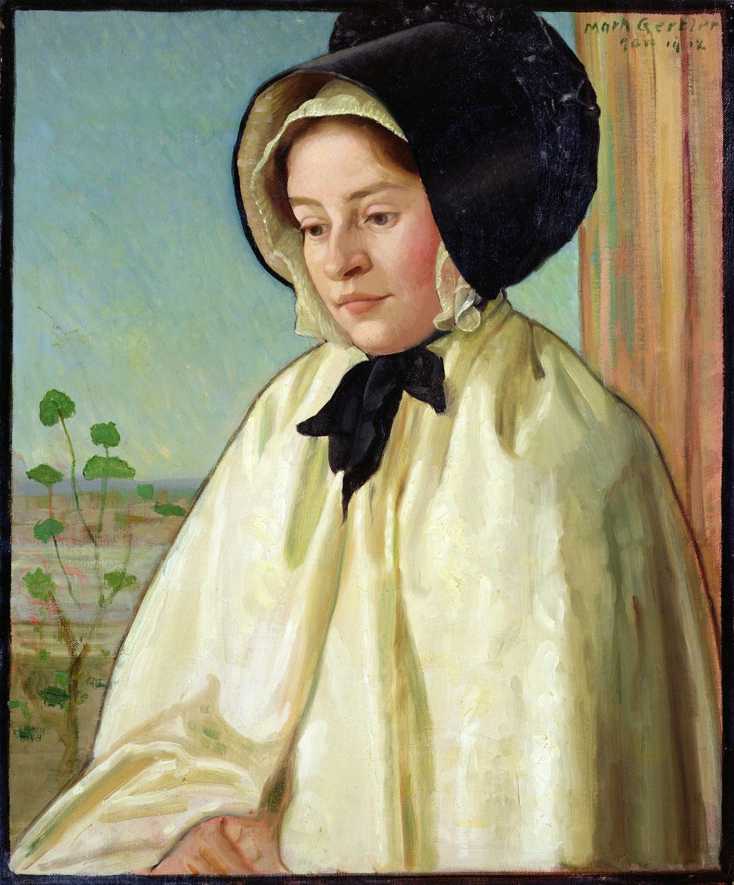 Portræt af Alice Irene Harvey af Mark Gertler
