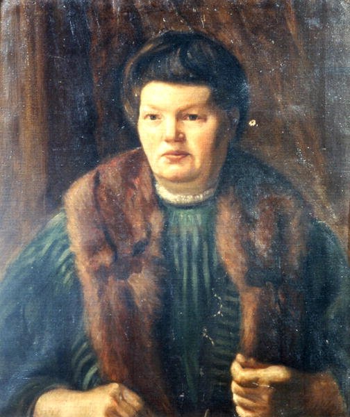 Kunstnerens mor, ca. 1909 (olie på lærred) af Mark Gertler