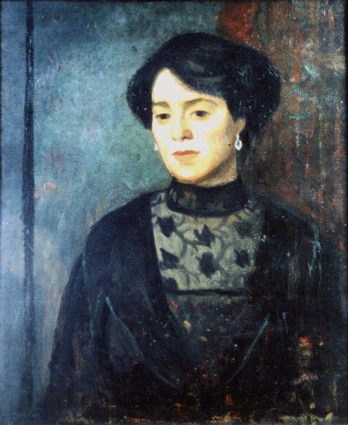 Kunstnerens søster, Sophie, ca. 1911 (olie på lærred) af Mark Gertler