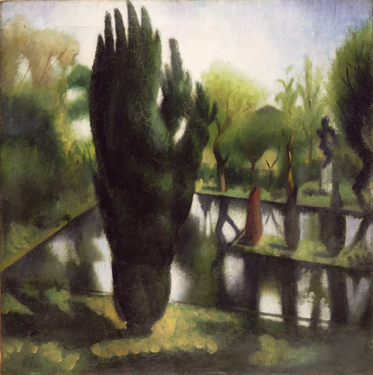 Dammen ved Garsington af Mark Gertler