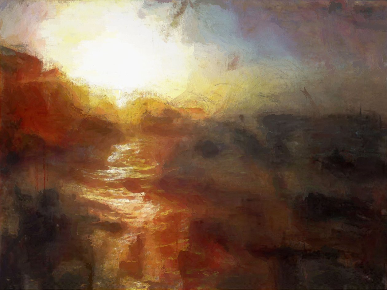 En solnedgang ved Cromer - Norfolk (blandede medier) af Mark Gordon