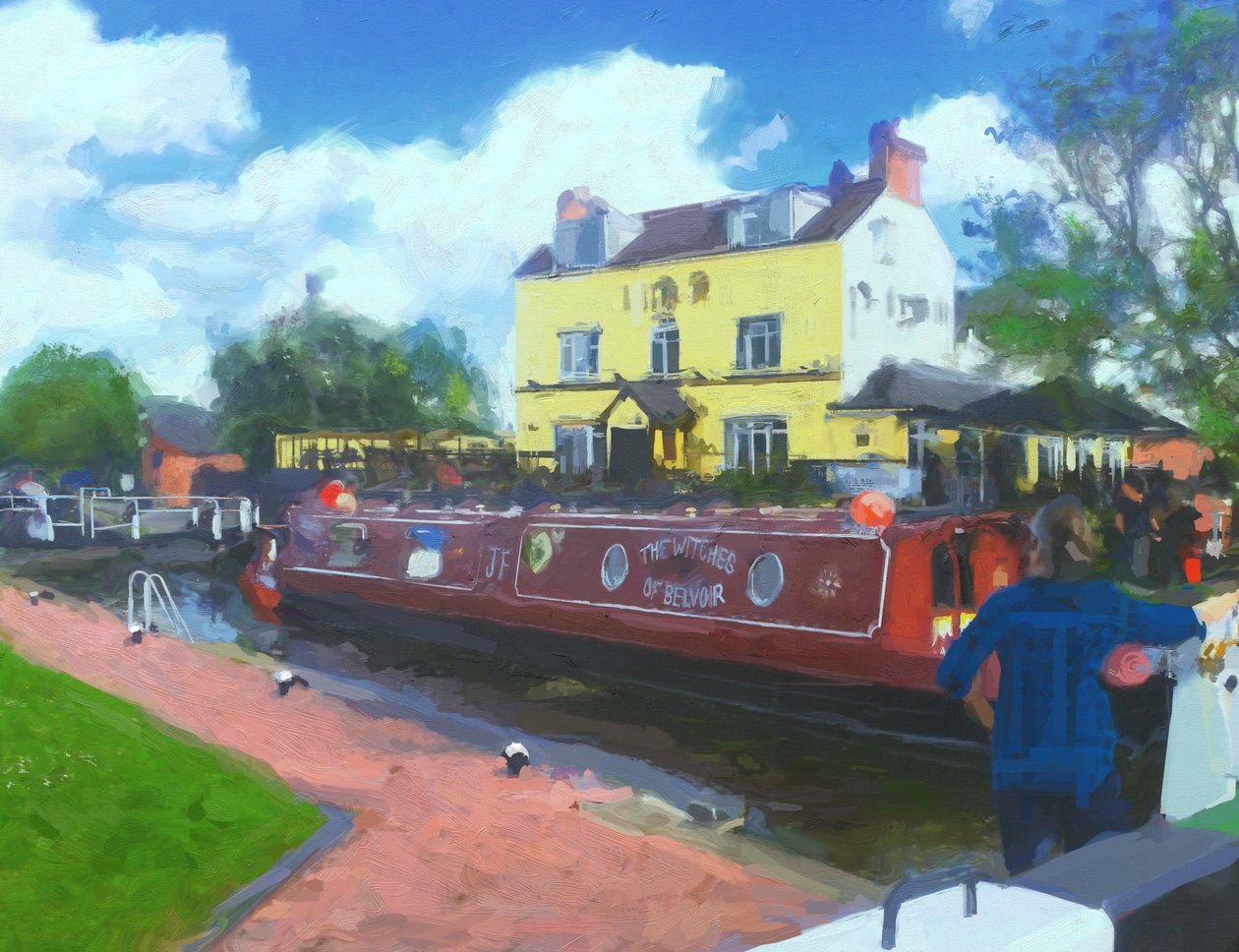 canal summer - 2 af Mark Gordon