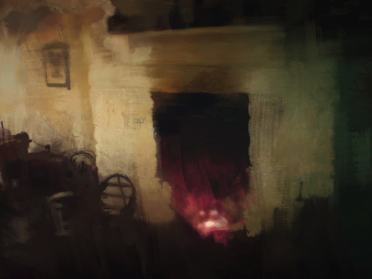 irish cottage series - pejs (blandede medier) af Mark Gordon