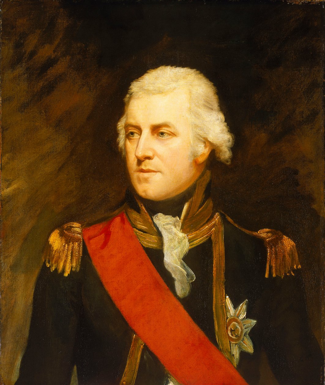 Kaptajn John Borlase Warren (1753-1822), begyndelsen af det 19. århundrede (olie på lærred) af Mark Oates