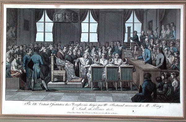 Pave Pius VII besøger l
