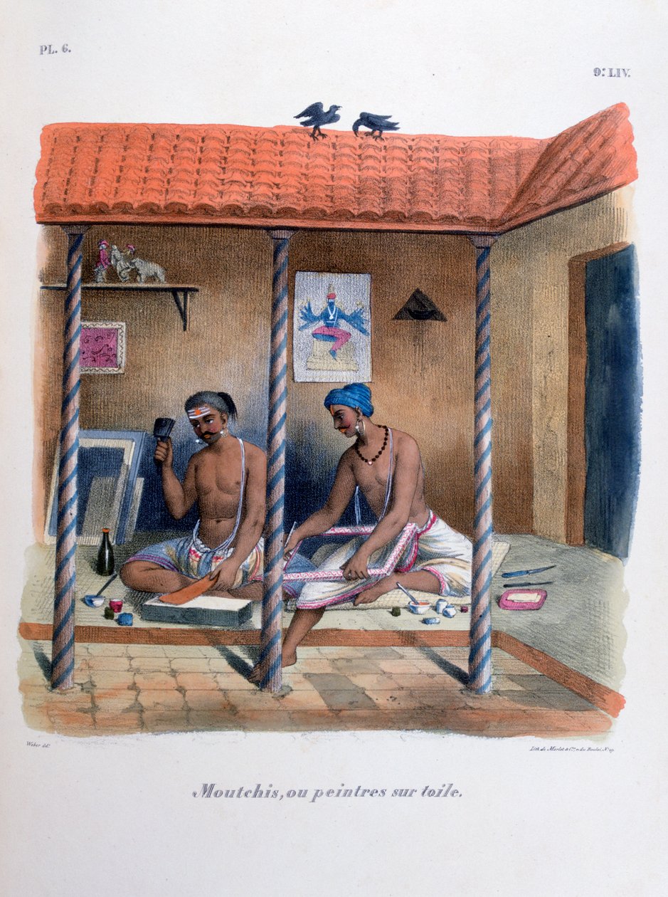 Stofmalere, 1828 af Marlet et Cie