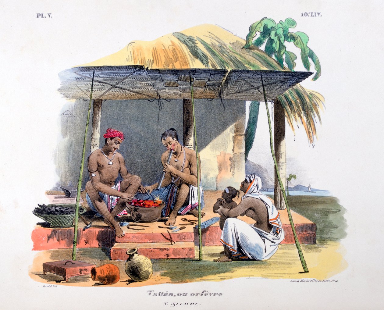 Guldsmed, 1828 af Marlet et Cie
