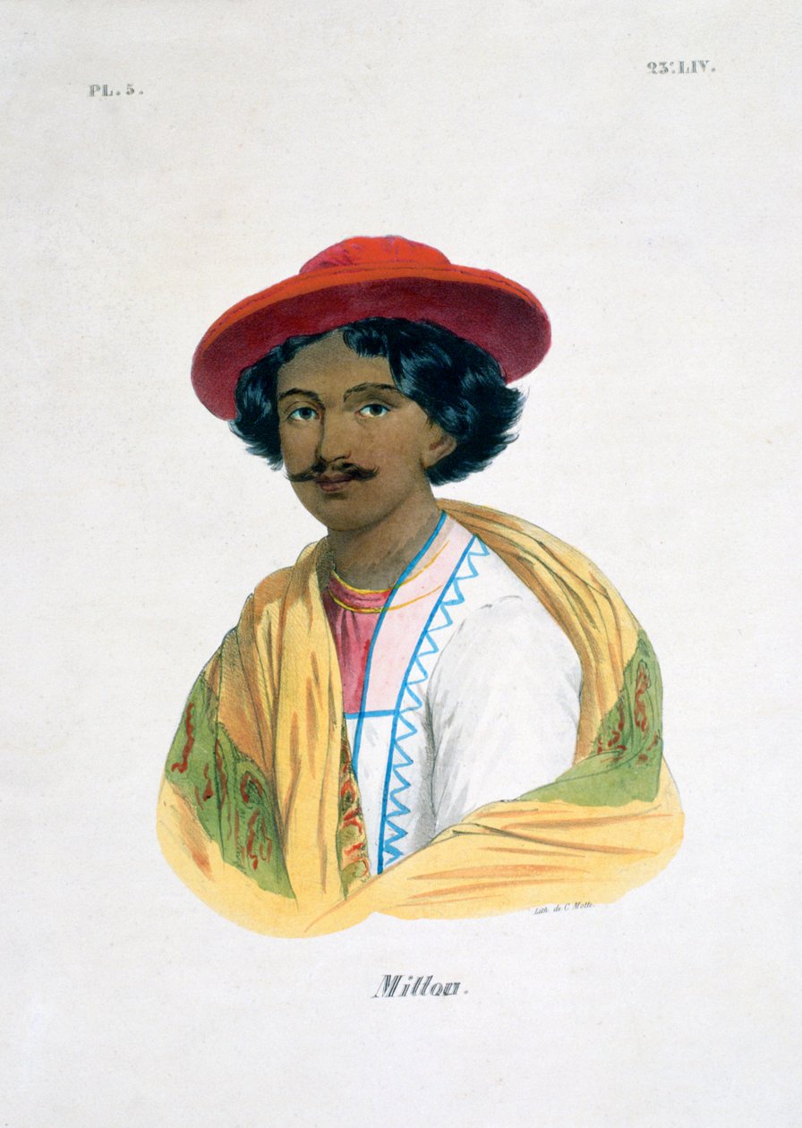 Indisk mand, 1800-tallet af Marlet et Cie