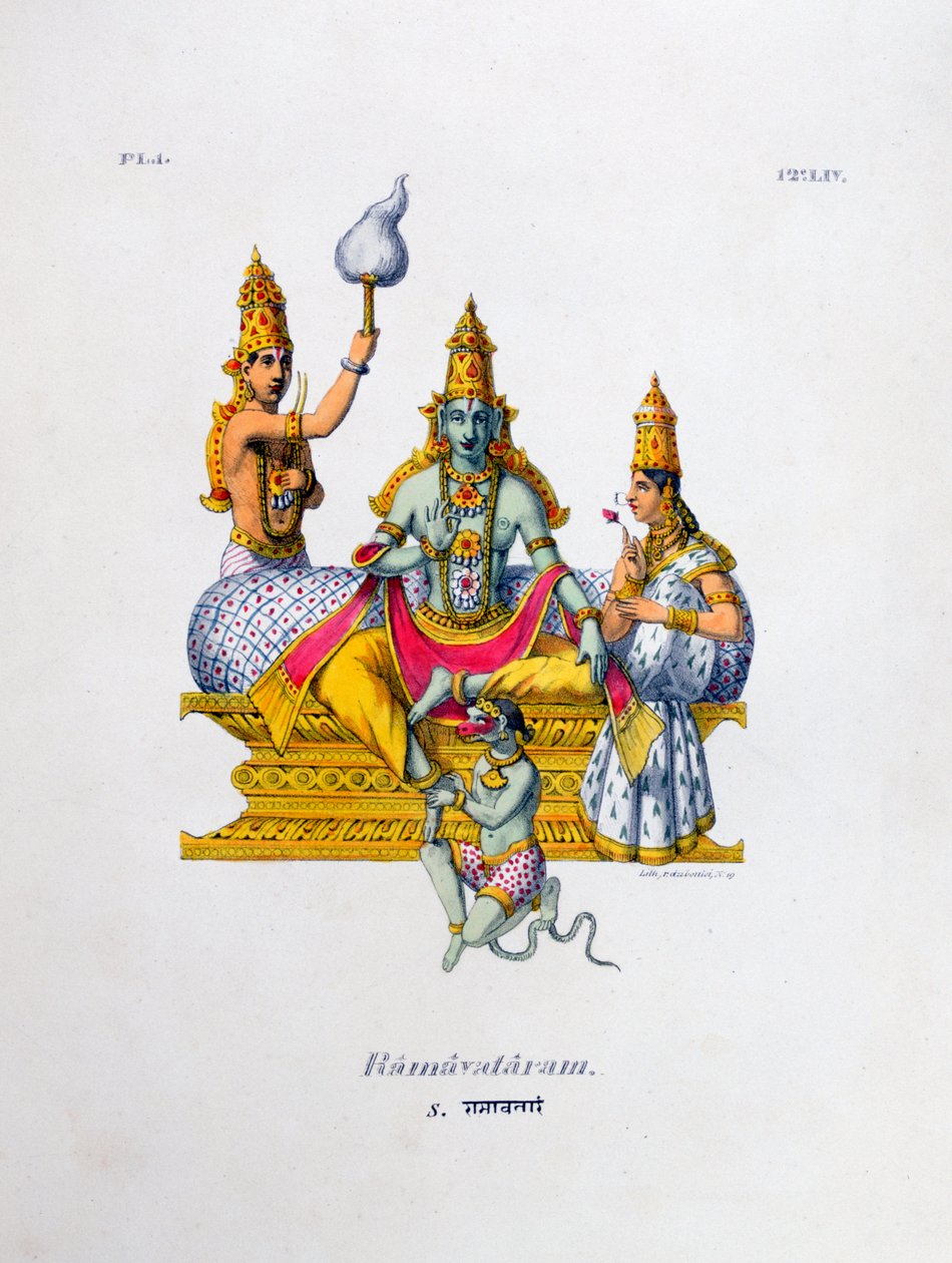 Ramavataram, 1828 af Marlet et Cie