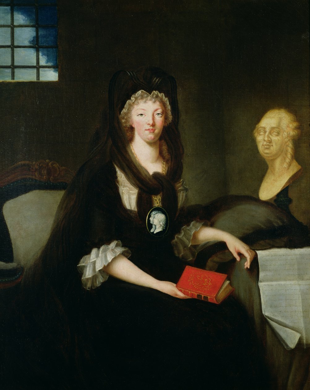 Marie-Antoinette (1755-93) på Conciergeriet af Marquise de Brehan