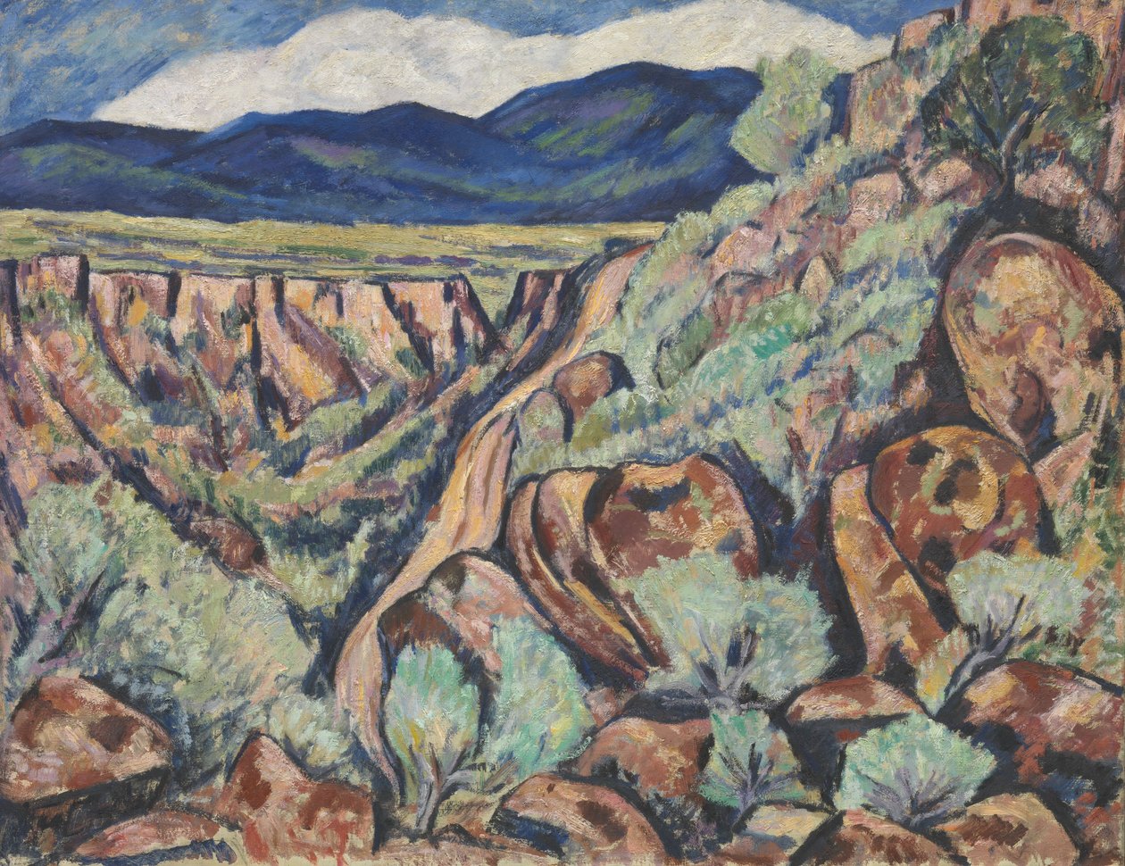 Landskab, New Mexico, 1919-20 af Marsden Hartley