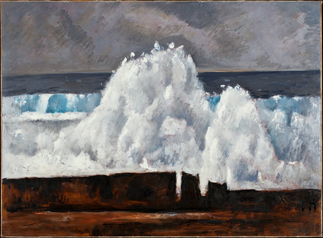 The Wave, 1940-41 (olie på masonit) af Marsden Hartley