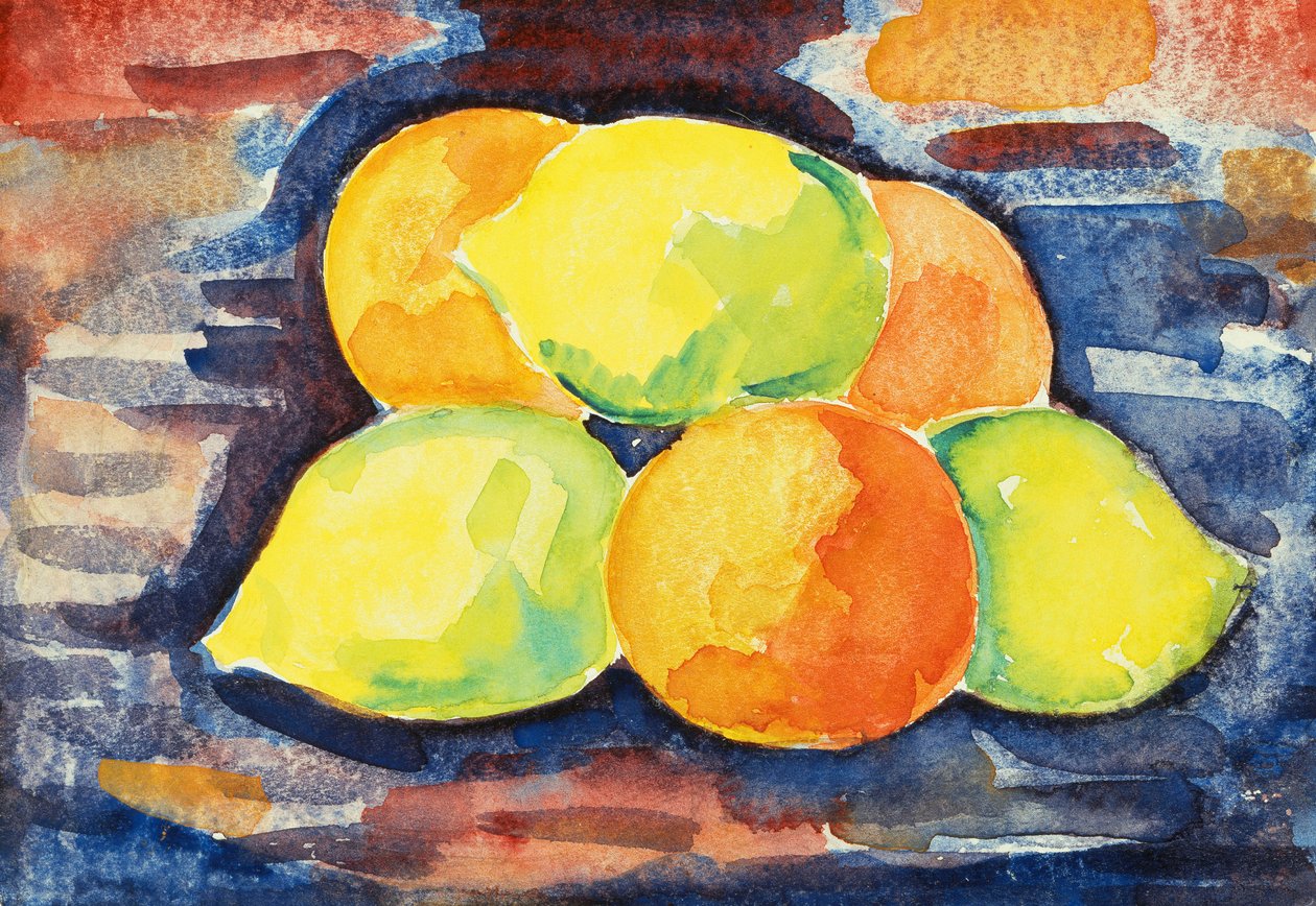 Frugt Stilleben af Marsden Hartley