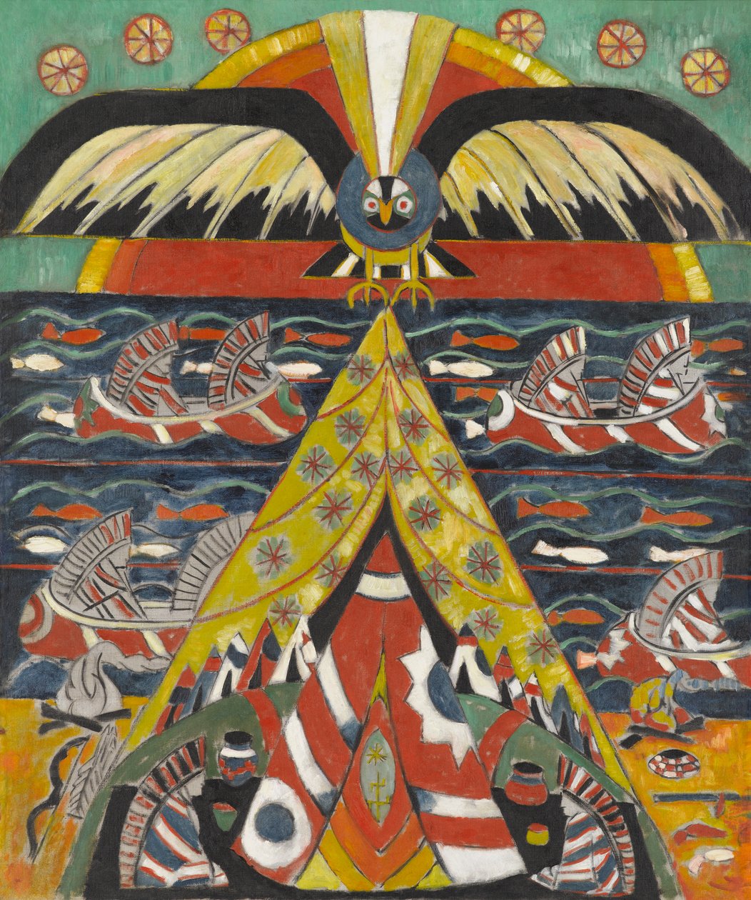Indian Fantasy, 1914 af Marsden Hartley