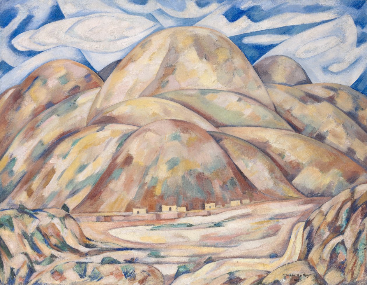 Landskab nr. 3, Cash Entry Mines, New Mexico af Marsden Hartley