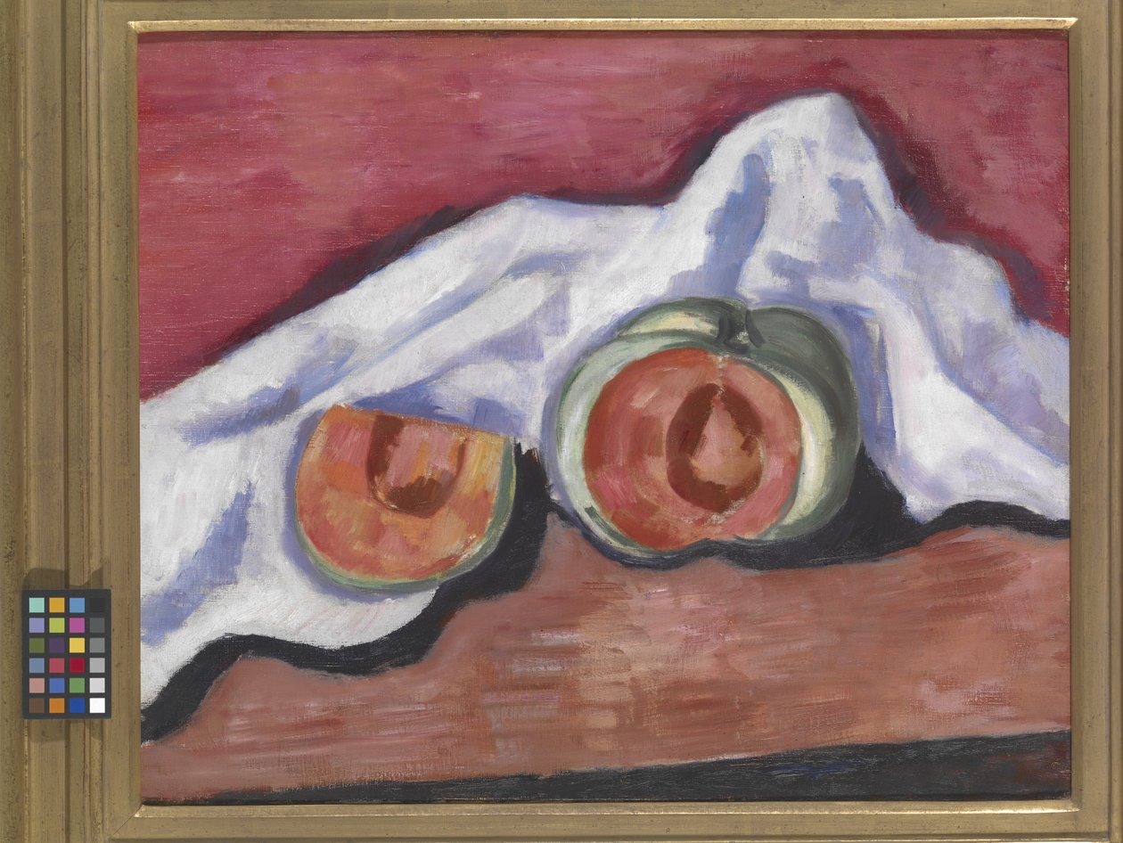 Meloner (olie på lærred) af Marsden Hartley