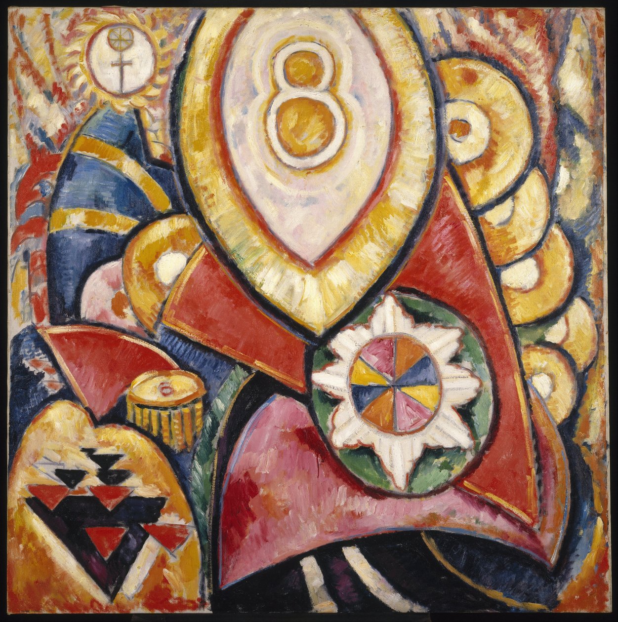 Maleri nr. 48 af Marsden Hartley