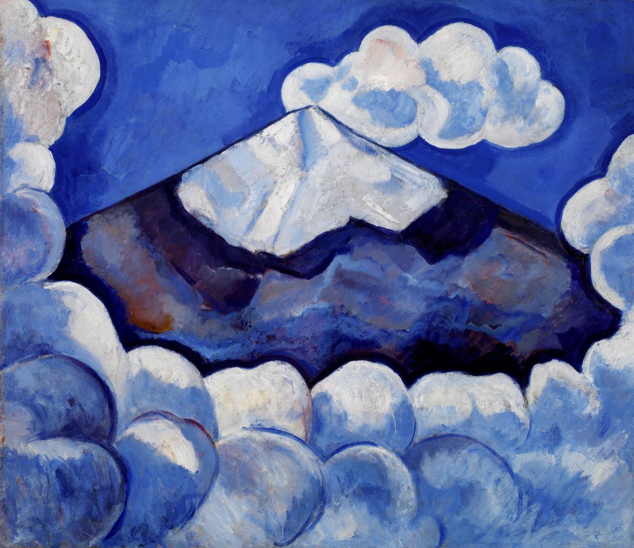 Popocatepetl, Spirited Morning-- Mexico, 1932. af Marsden Hartley