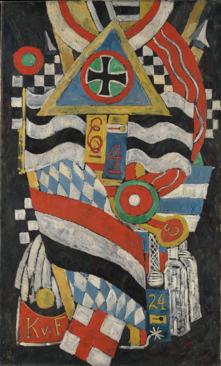 Portræt af en tysk officer, 1914 af Marsden Hartley