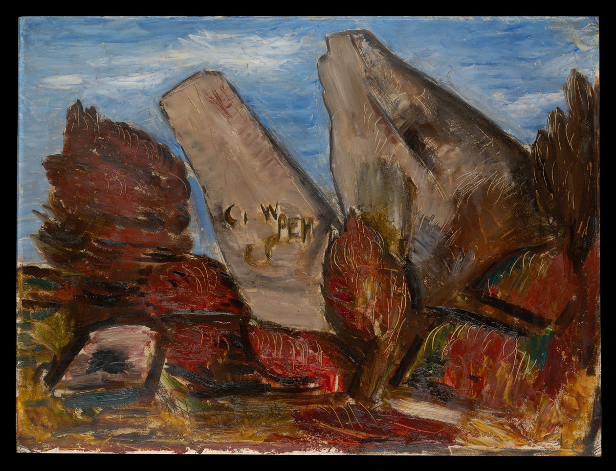Wal-Kiefer, Dogtown Common, Cape Ann, Massachusetts af Marsden Hartley