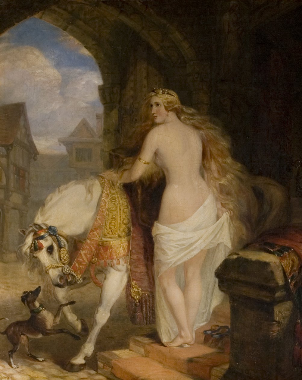 Lady Godiva, 1850 af Marshall Claxton