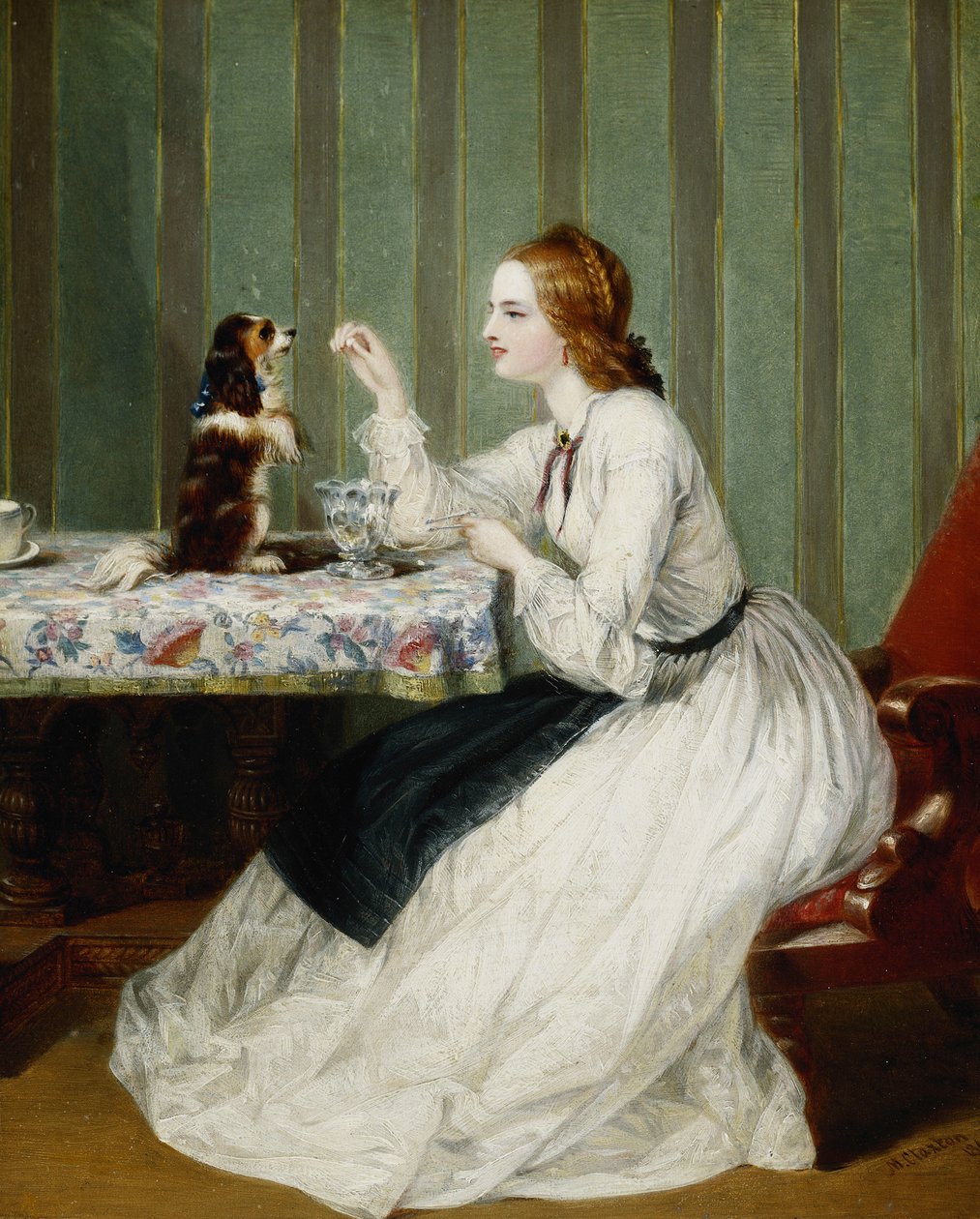Donationer heldigvis modtaget, 1862 af Marshall Claxton