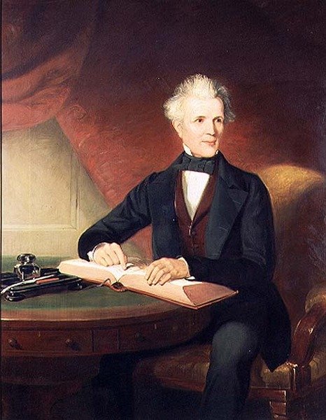Portræt af Dr. James Mitchell af Marshall Claxton