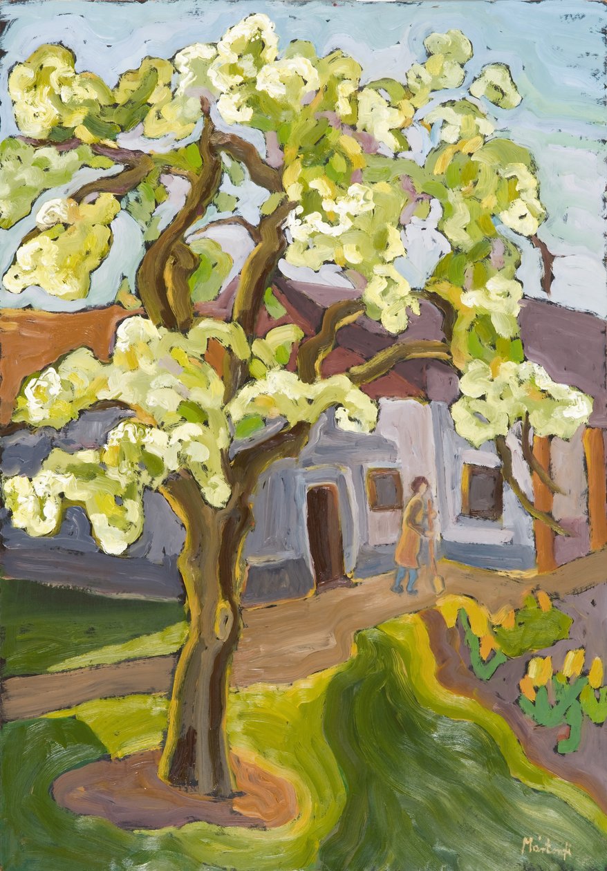 Blomstrende pæretræ, 2008 af Marta Martonfi Benke