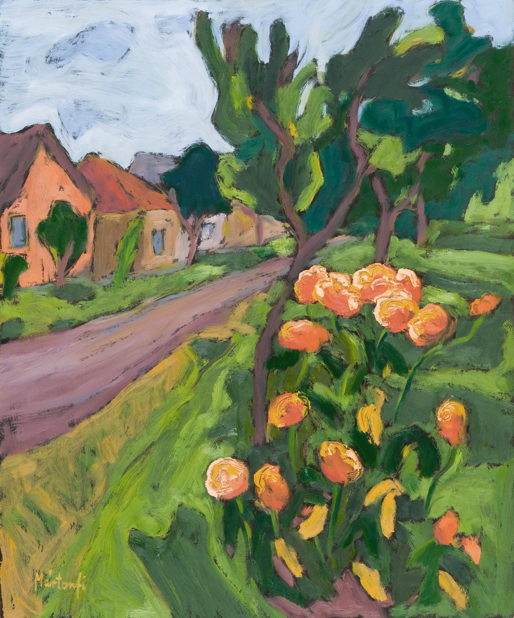 Naboens roser, 2008 af Marta Martonfi Benke