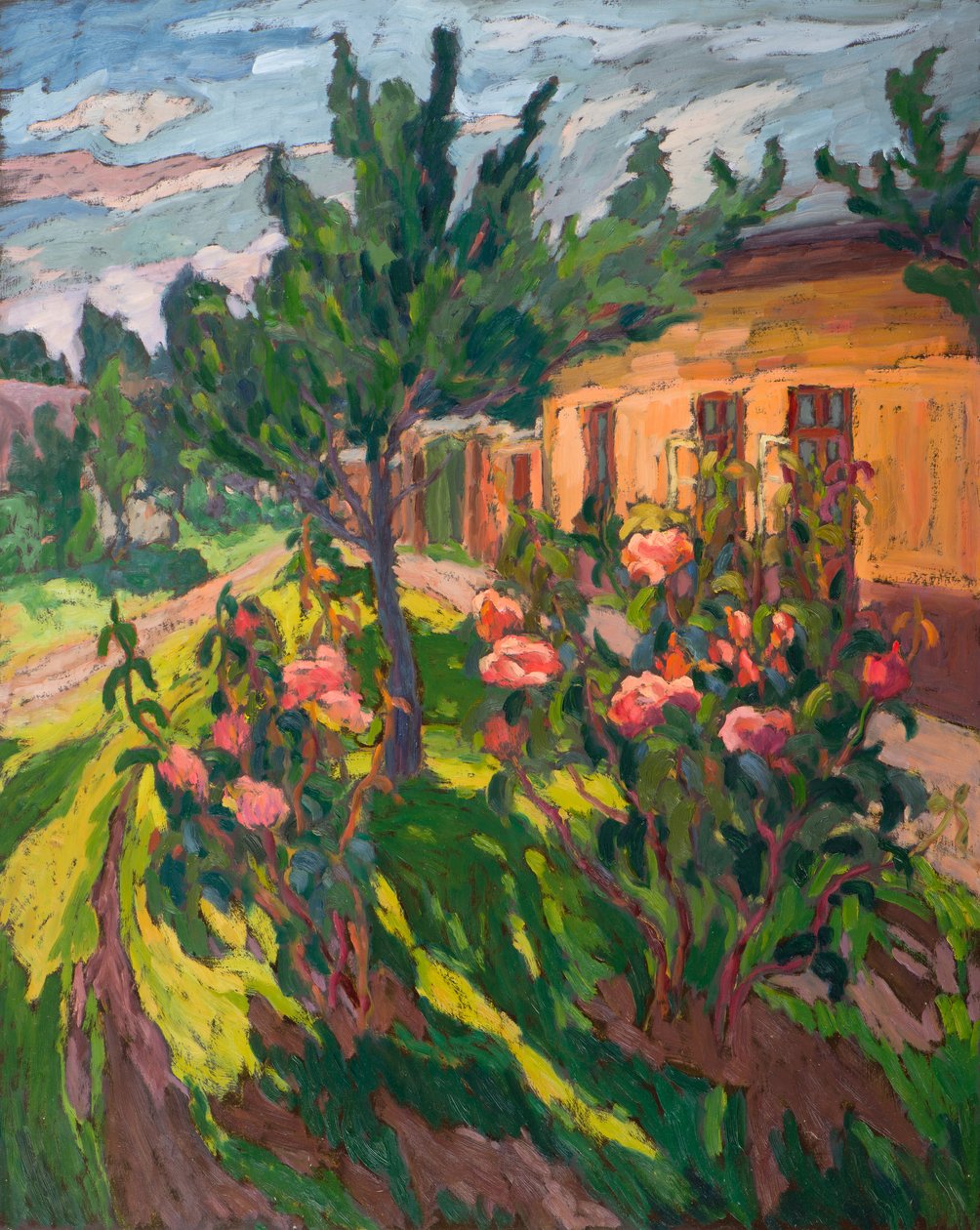 Roses in my Forecourt, 2012 af Marta Martonfi Benke