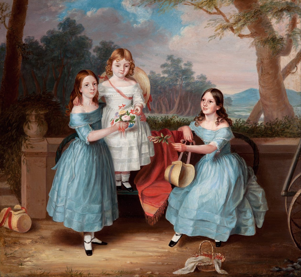 Georgina, Emily og Augusta Rose af Martha Berkeley