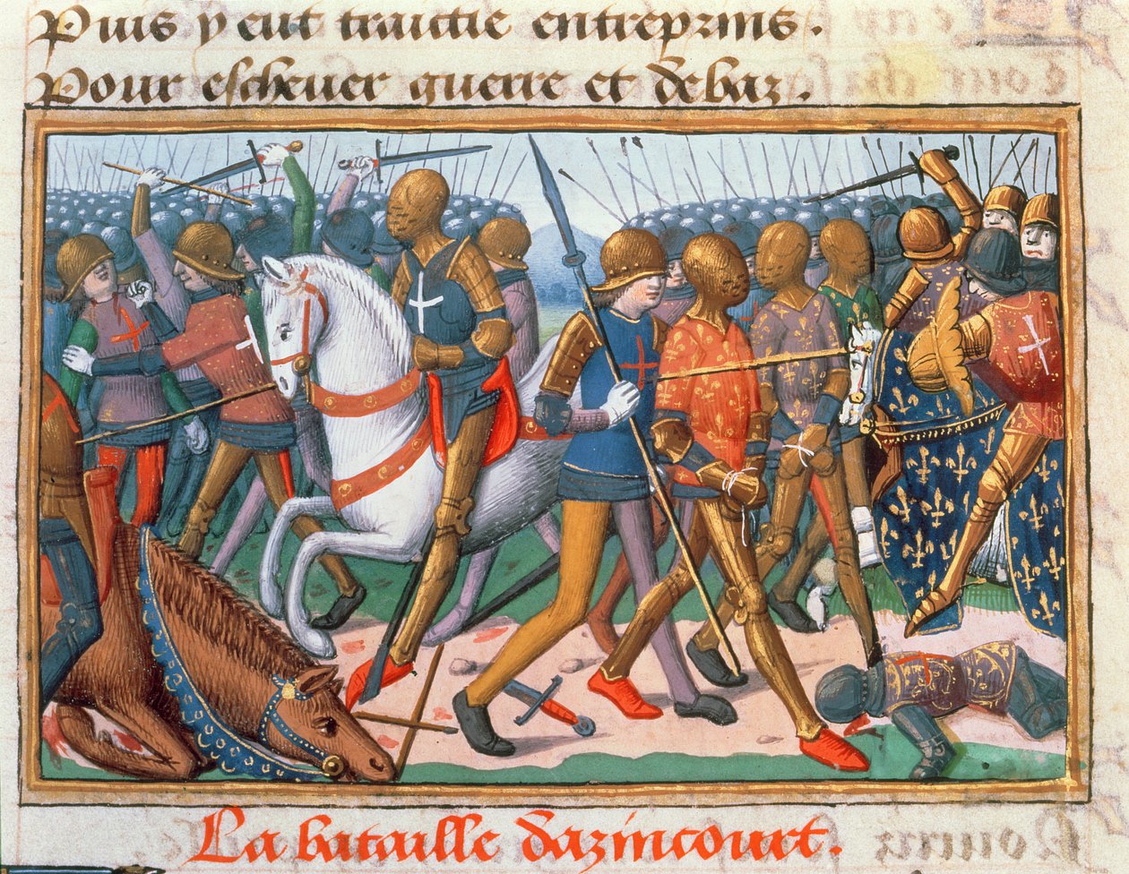 Fr 5054 f.11 Slaget ved Agincourt, 1415, fra Charles VII