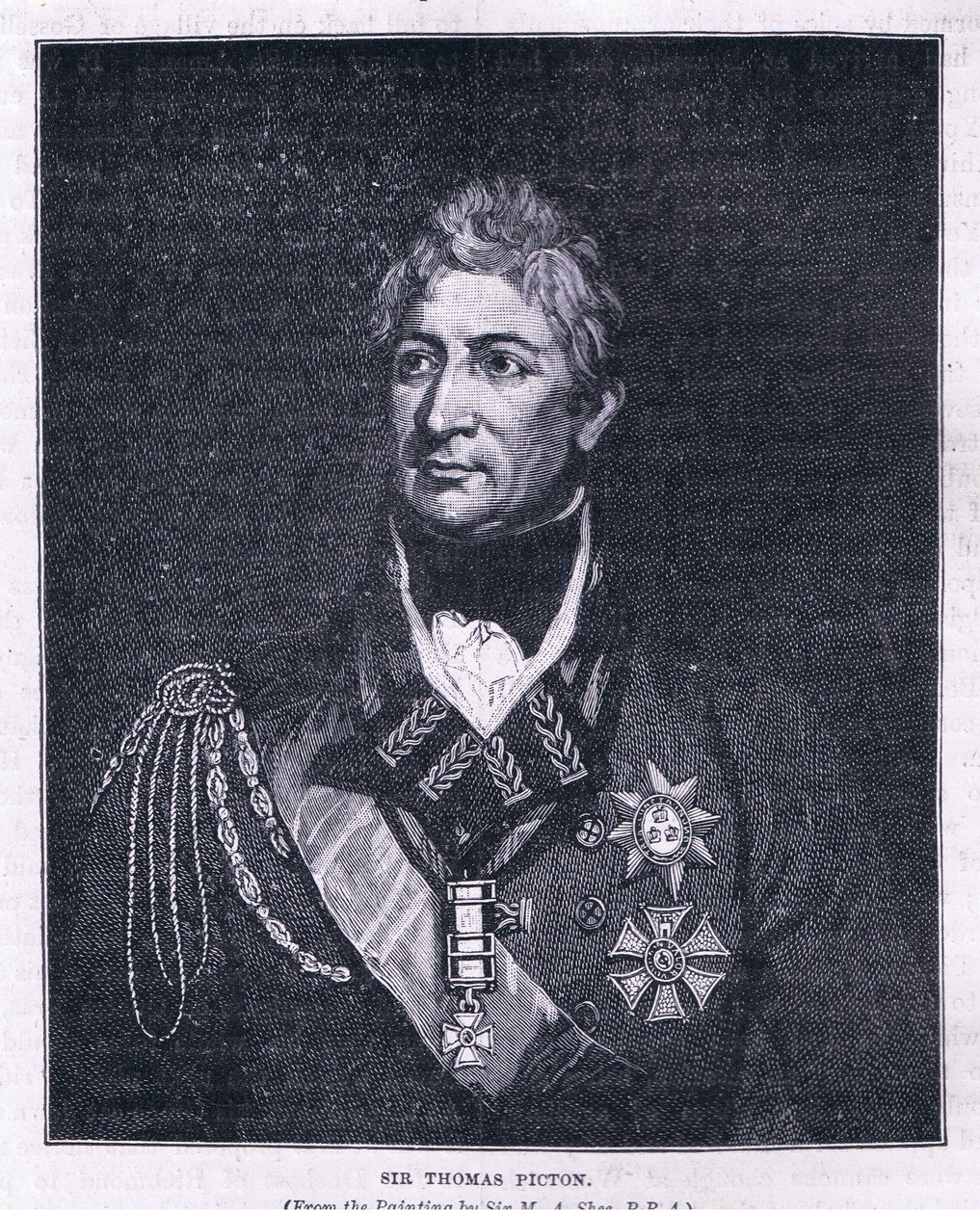Sir Thomas Picton af Martin Archer Shee