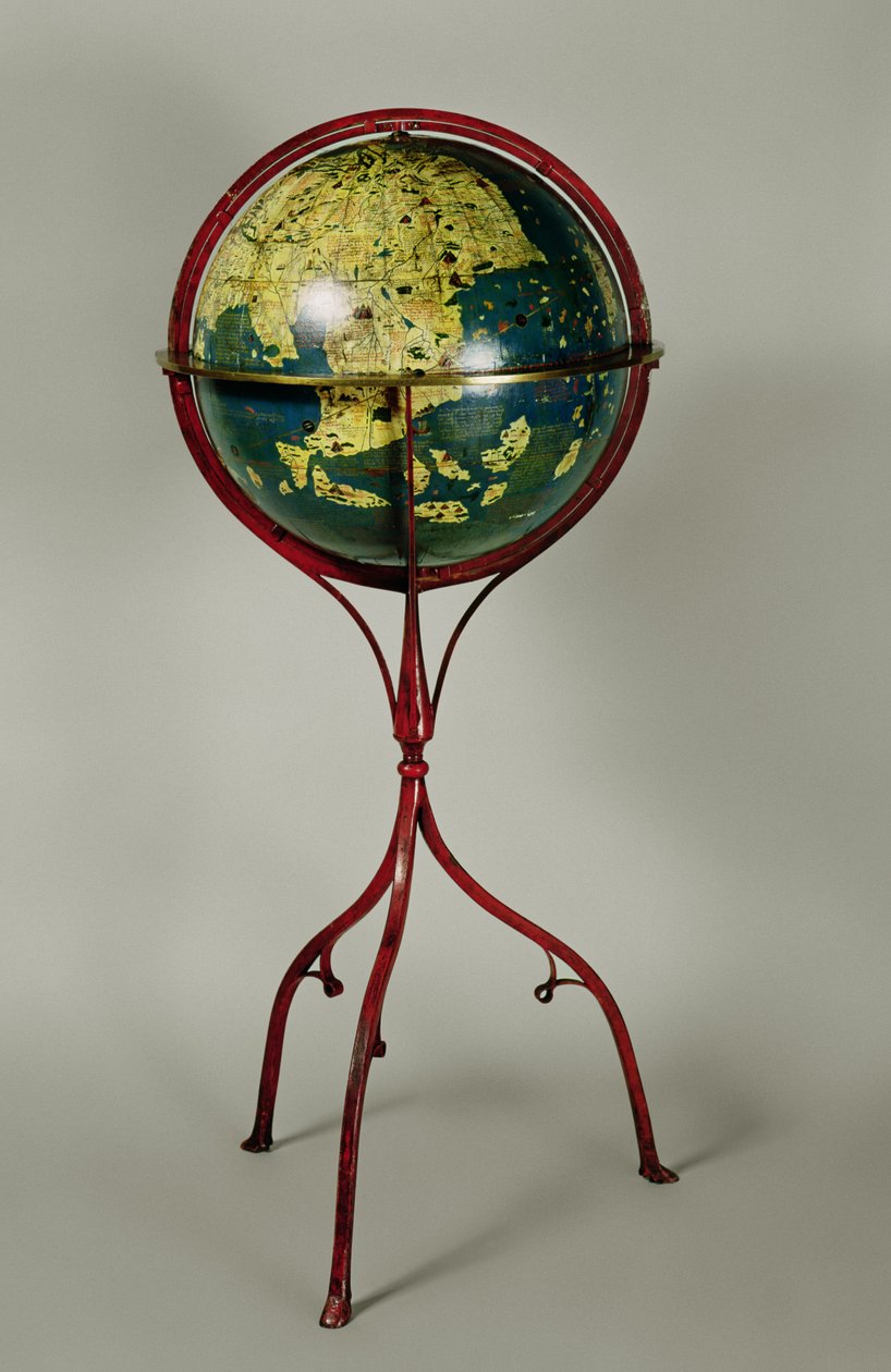 Terrestrial Globe, lavet i Nürnberg i 1492 (se også 158166 og 158167) af Martin Behaim