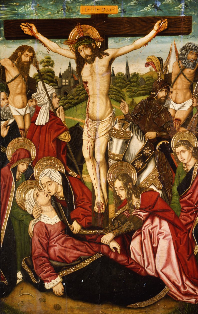 Korsfæstelsen, ca. 1480-90 af Martín Bernat