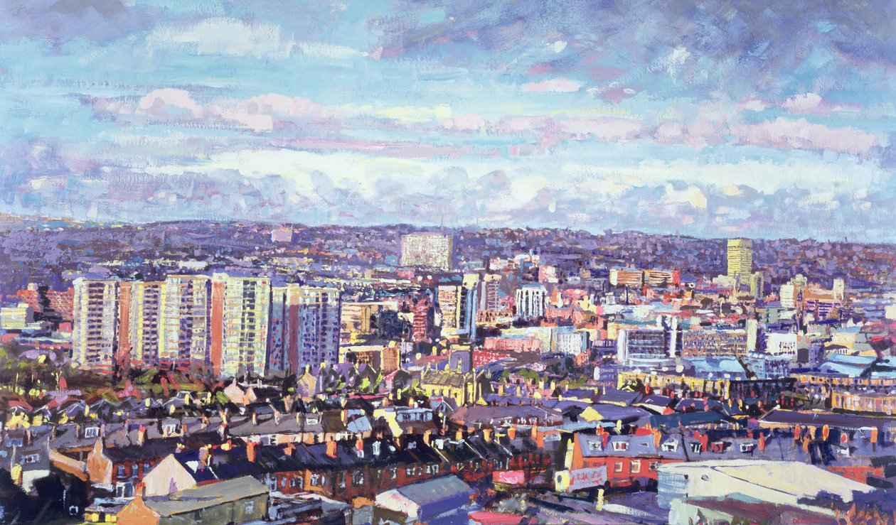 Det fulde billede, 1998 (gouache) af Martin Decent