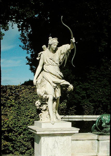 Jægerinden Diana, fra Fontaine de Diane af Martin Desjardins
