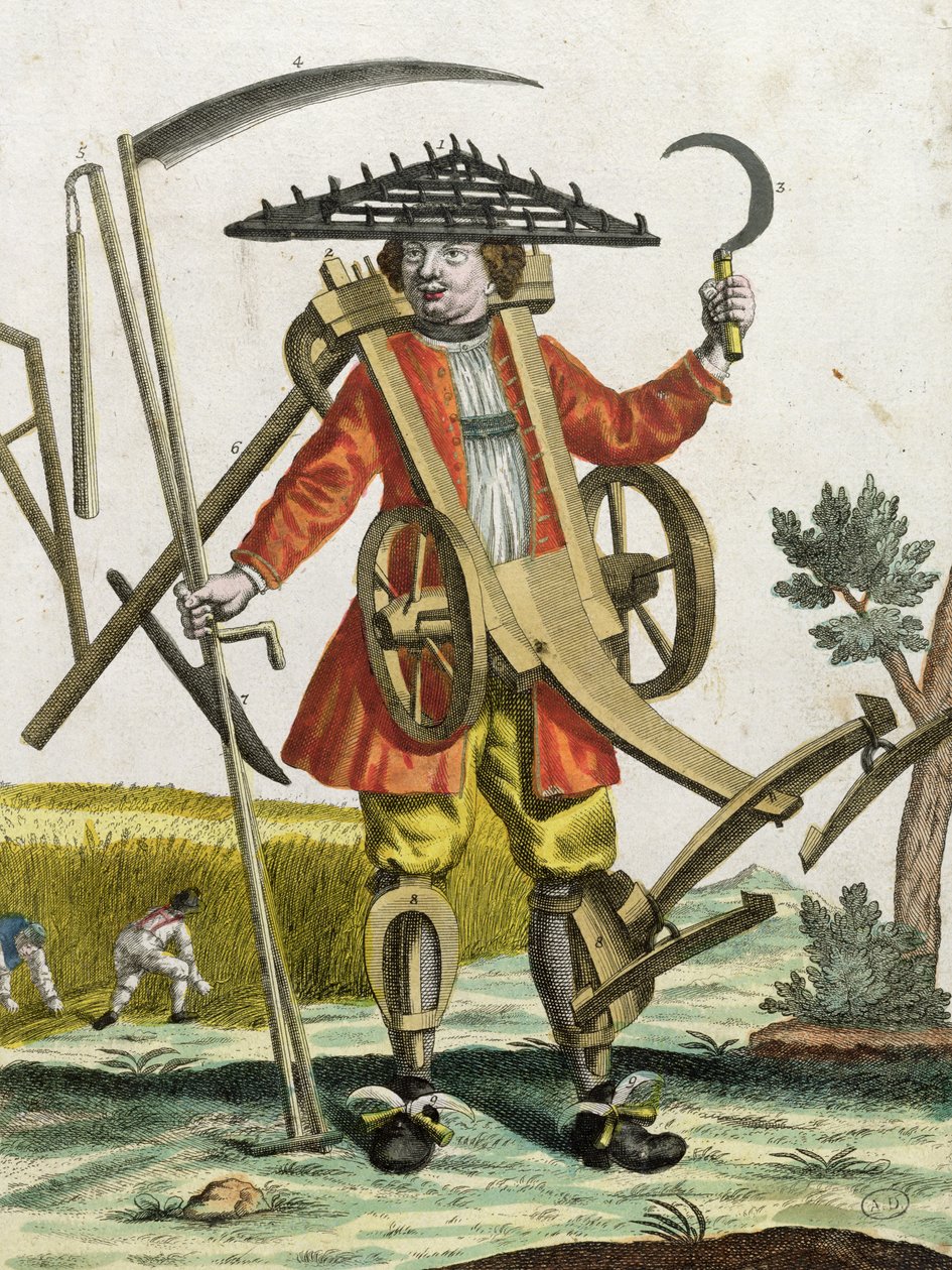 En bondemand, 1735 af Martin Engelbrecht