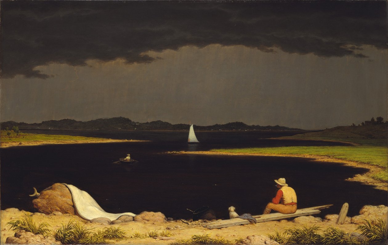 Nærmer sig Thunder Storm af Martin Johnson Heade