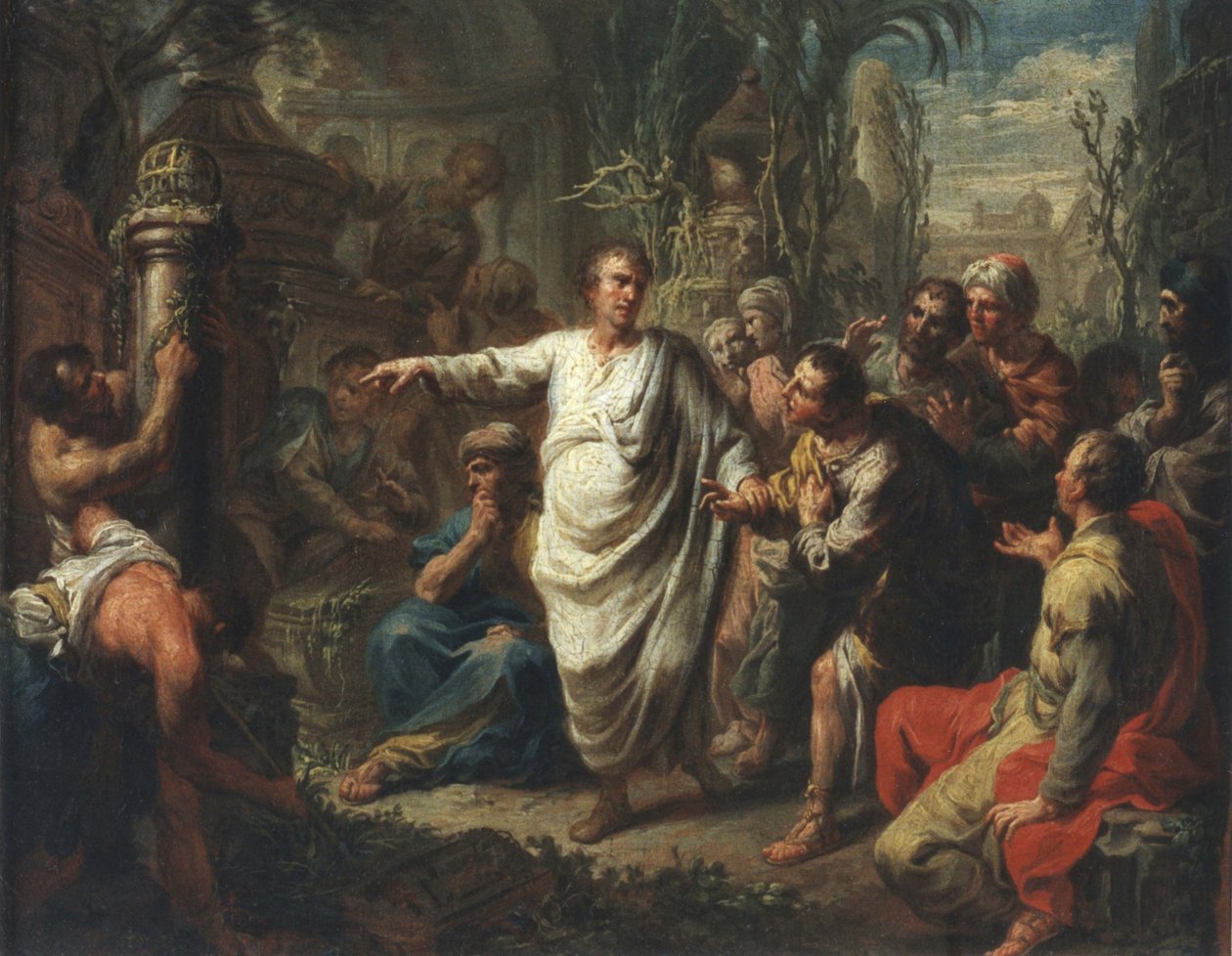 Cicero opdagede Archimedes grav af Martin Knoller