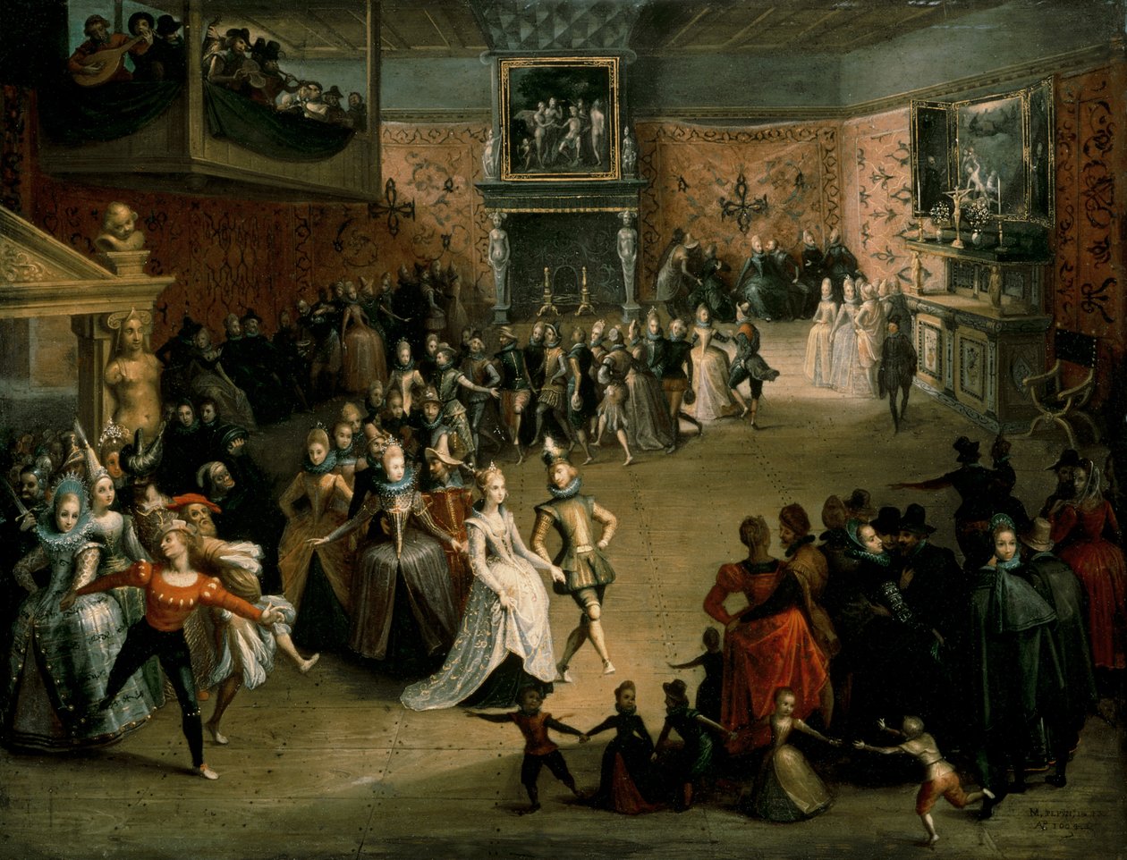 Hofballet, 1604 af Martin Pepyn or Pepin
