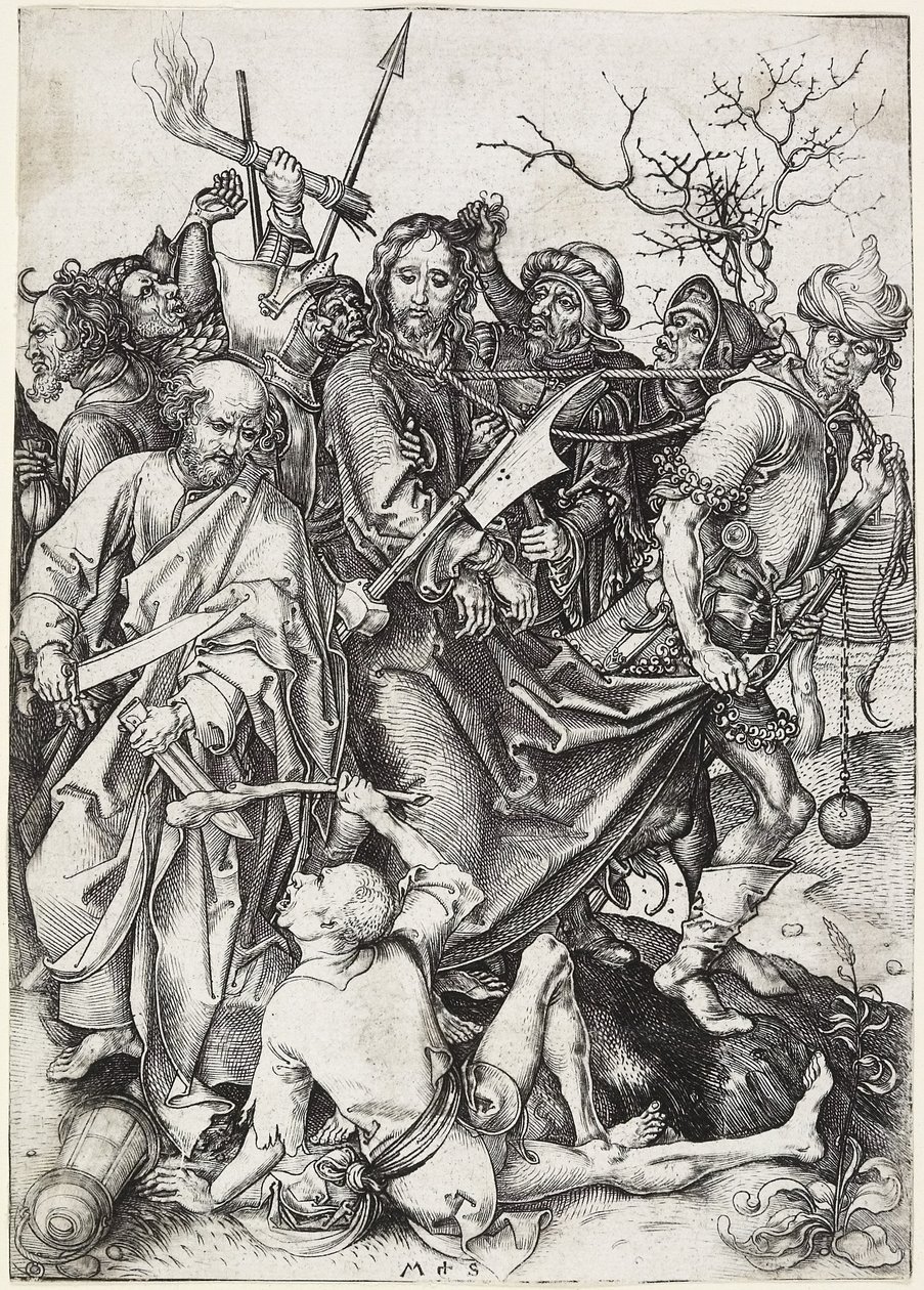Kristi fange, ca. 1480 af Martin Schongauer