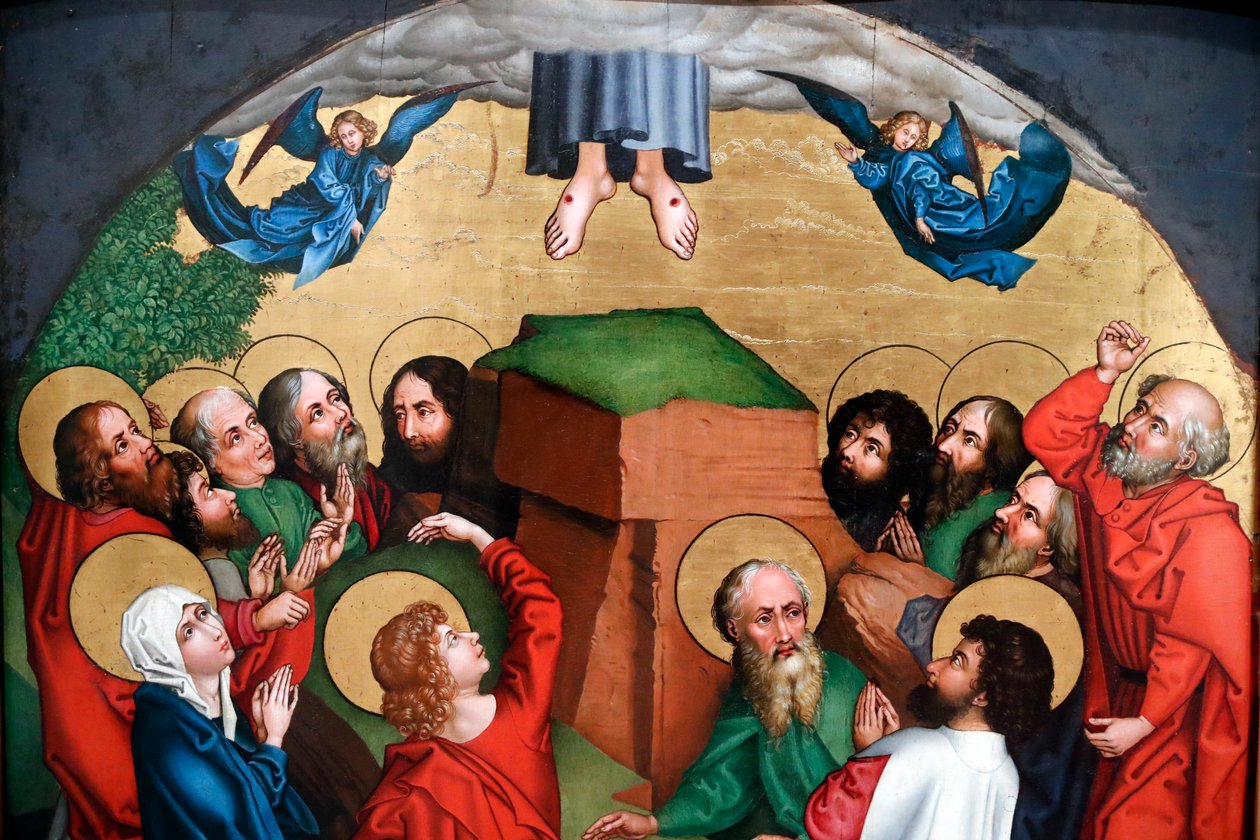 Festen for Jesu Kristi Himmelfart af Martin Schongauer