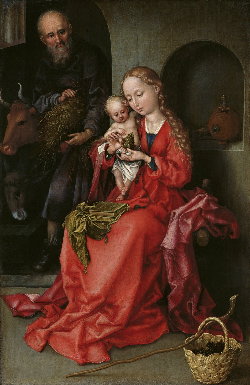 Den hellige familie af Martin Schongauer