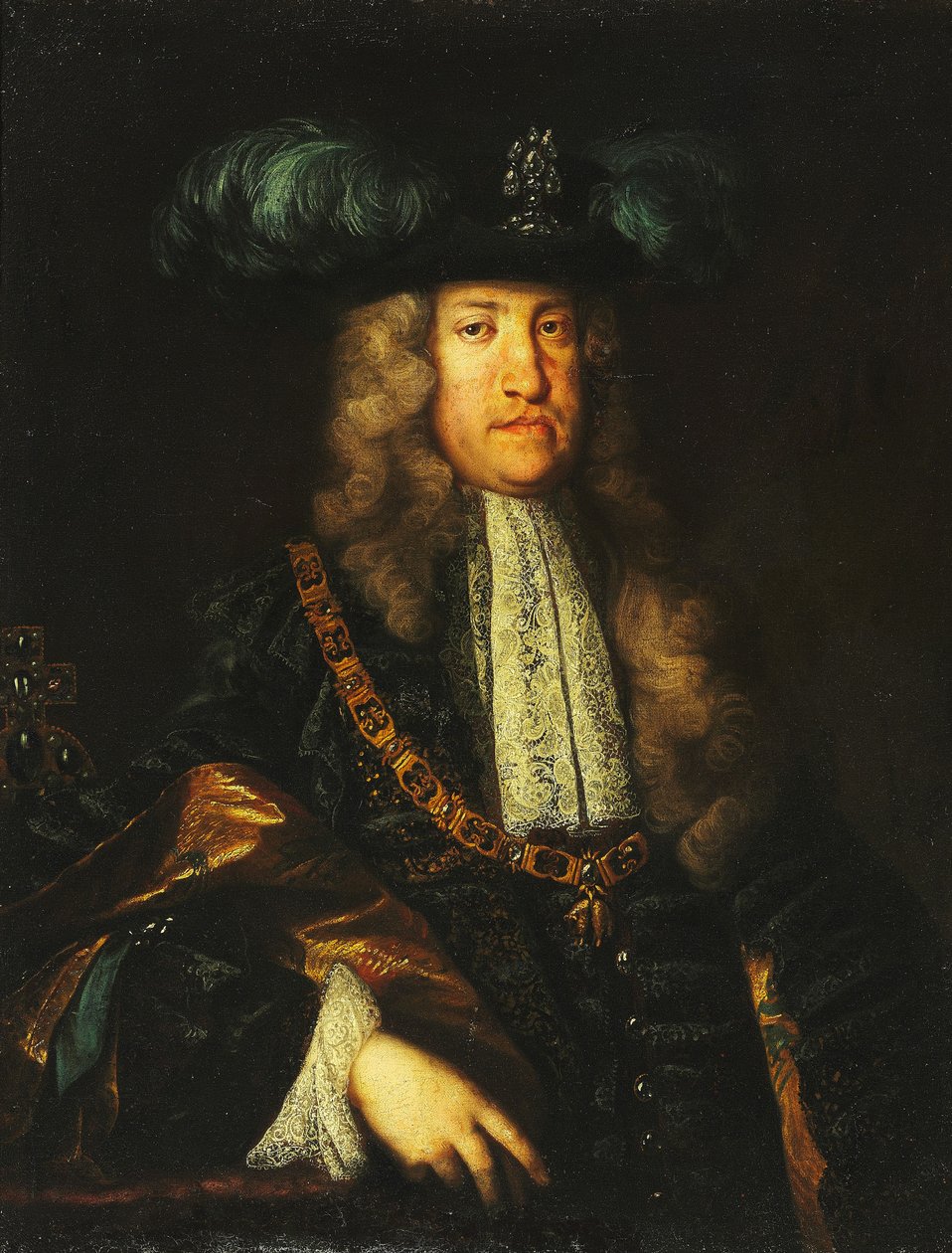 Portræt af kejser Karl VI. af Martin II Mytens or Meytens