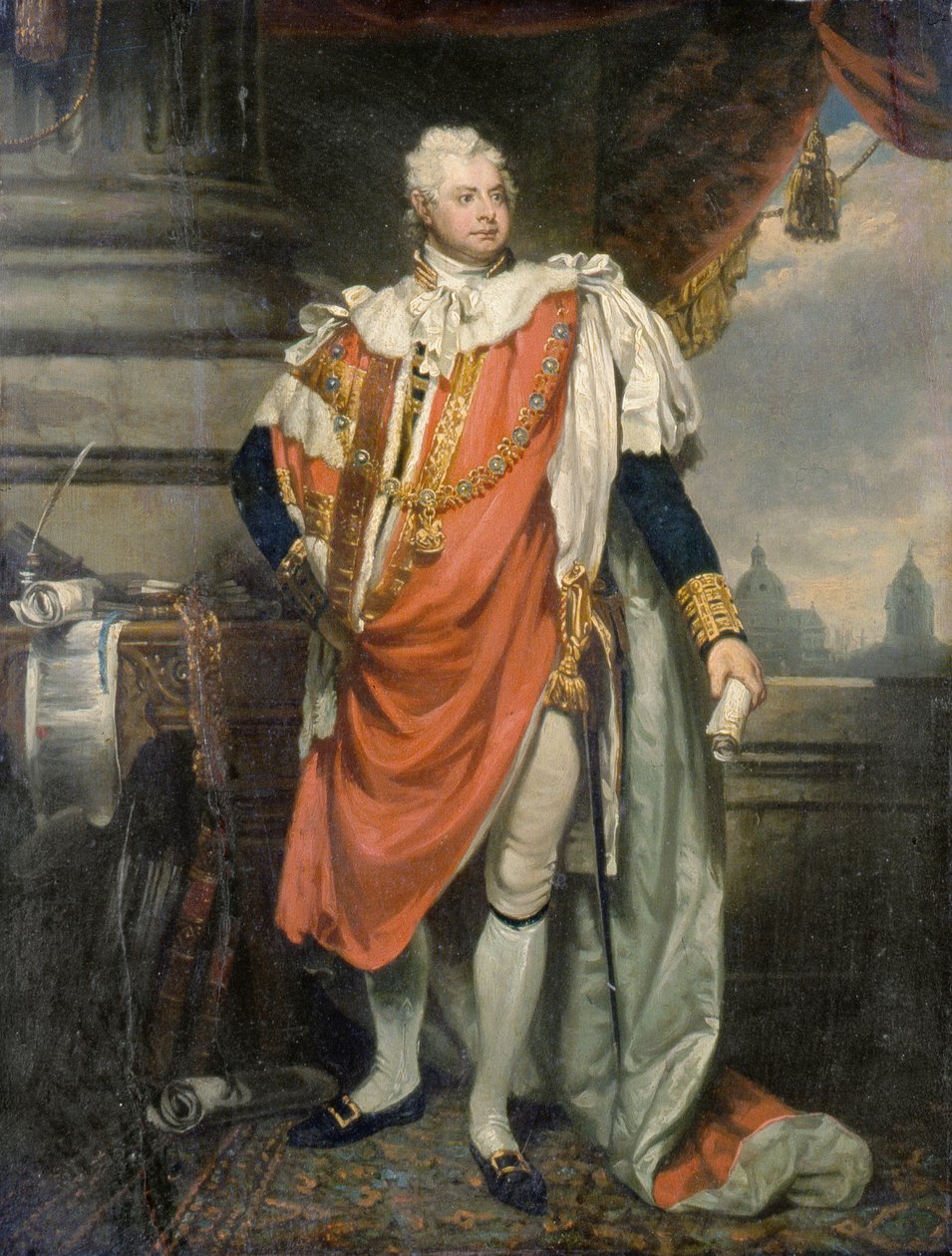 William, hertug af Clarence (olie på lærred) af Martin Archer (studio of) Shee